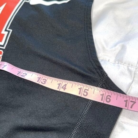 Nike Pro Black Sleeveless Dri-Fit Highlanders M Logo Mens Top Tight Fit M - Picture 10 of 11